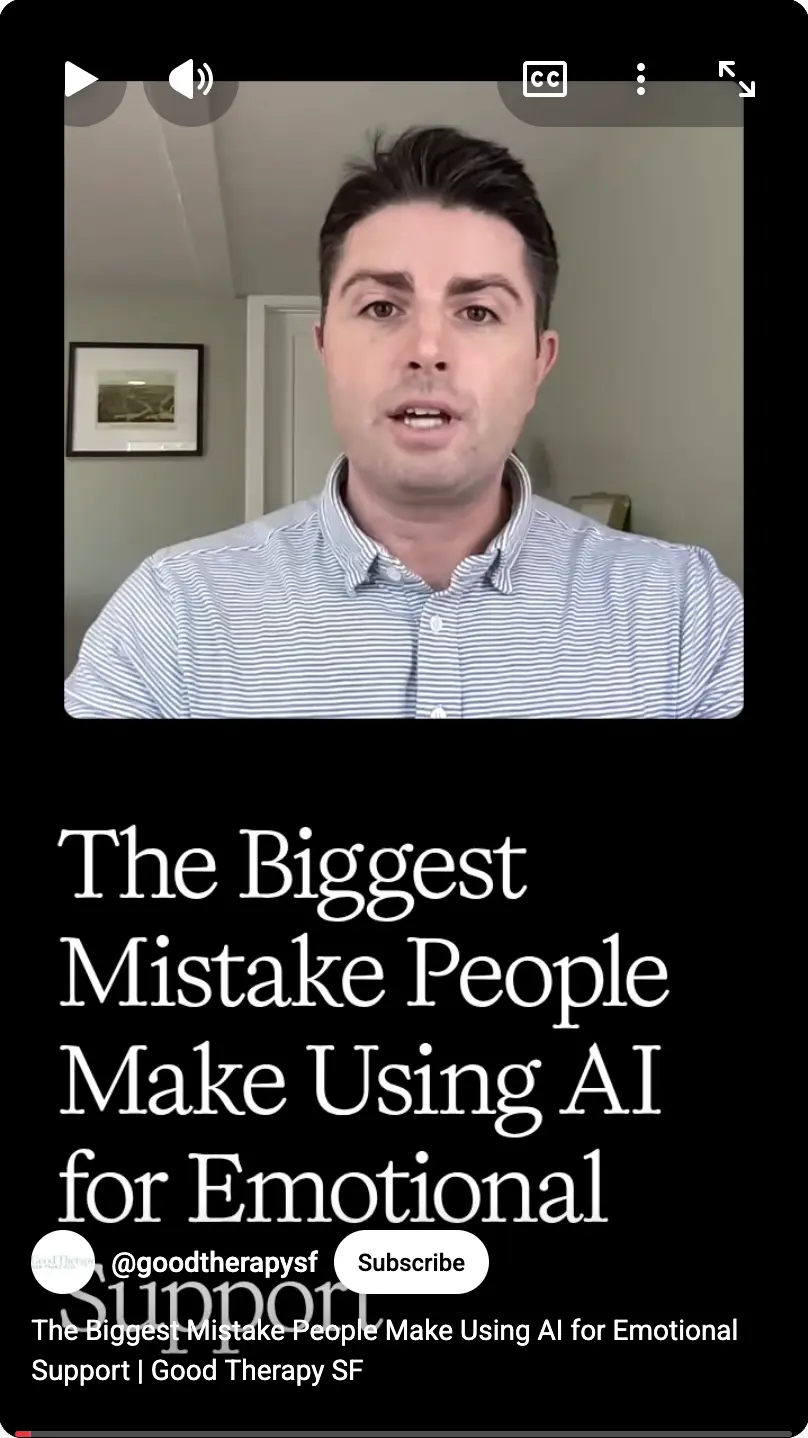 The Biggest Mistake People Make Using AI for Emotional Support