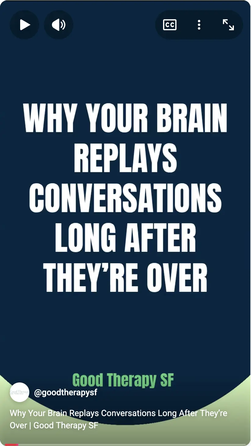 Why Your Brain Replays Conversations Long After They’re Over