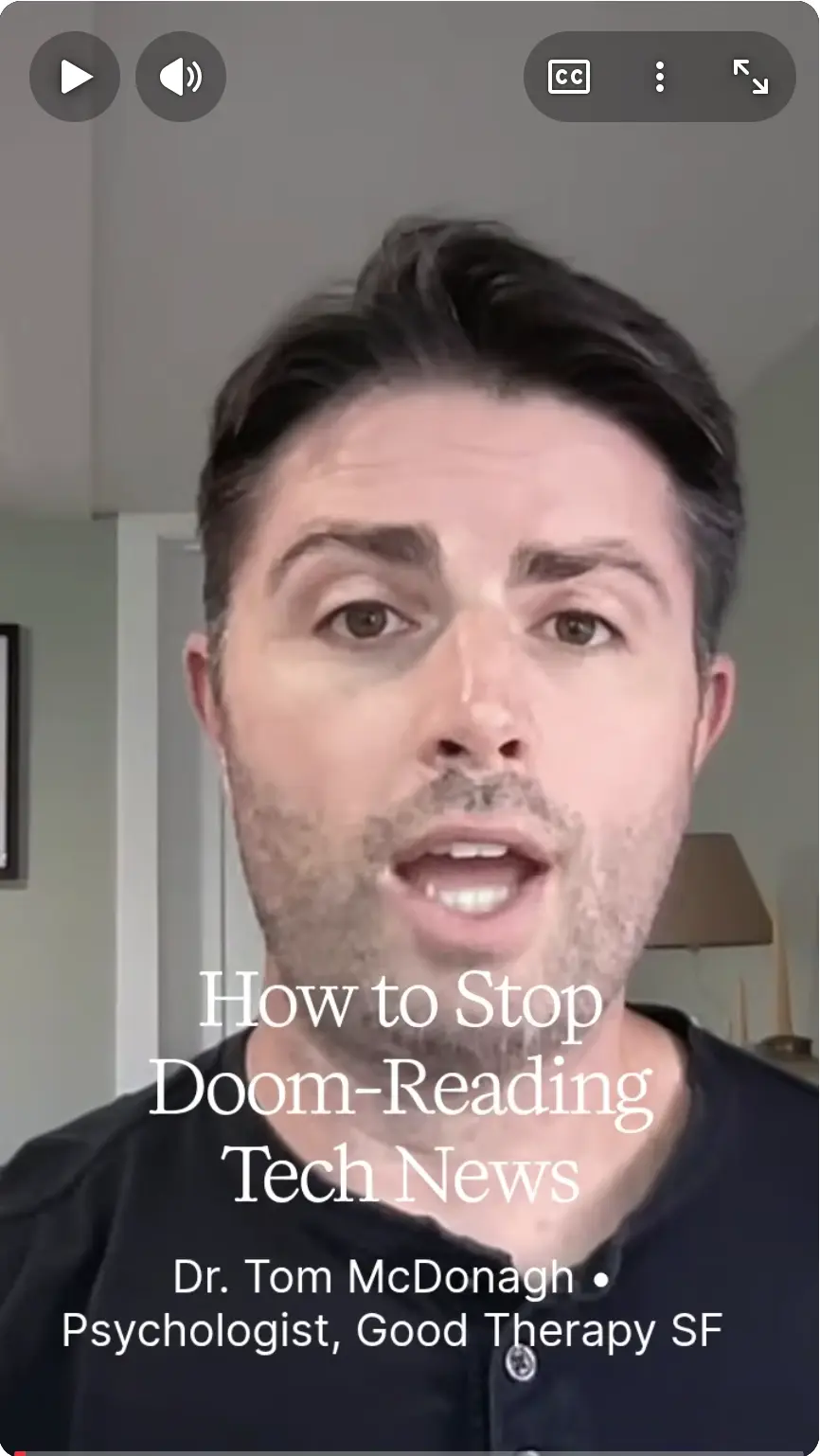 How to Stop Doom-Reading Tech News (Without Burying Your Head in the Sand)